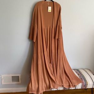 💙🧡🧡Free People Floor Length Cardigan, NWT!🧡🧡💙